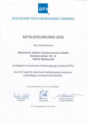 DTV Jahresmitgliederurkunde